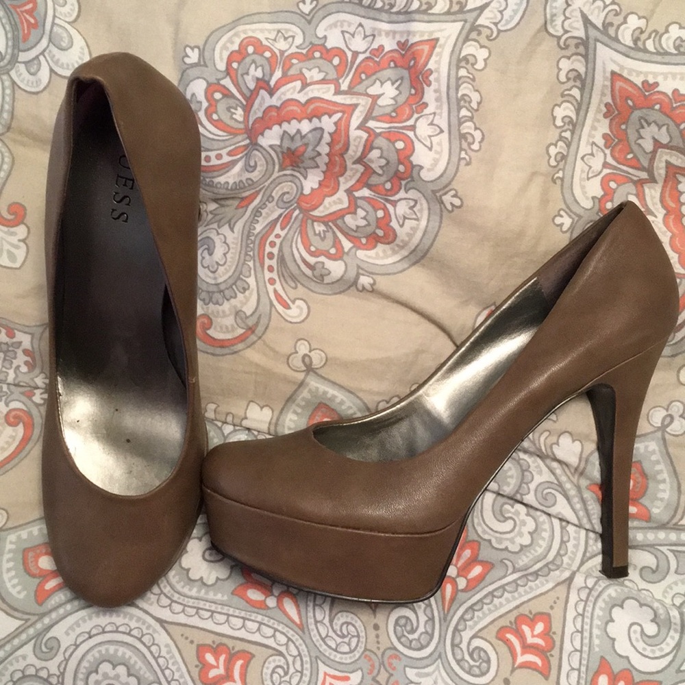 Guess platform heels